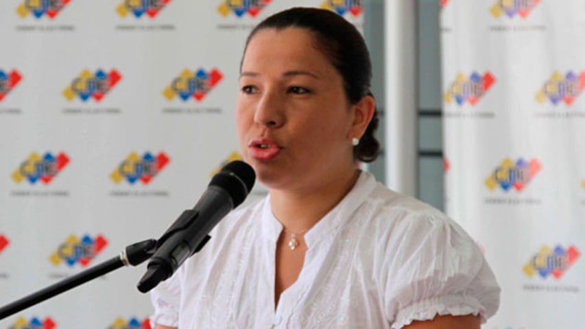 Tania D Amelio, rectora del CNE