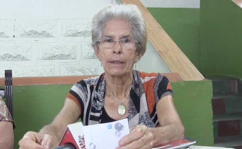 La profesora Contreras de Giménez de la Fundación Casa Hogar Tovar nos explicó como colaborar con esta hermosa obra orgullo de Tovar