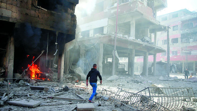 Siria: La localidad de Guta Oriental está prácticamente destrozada