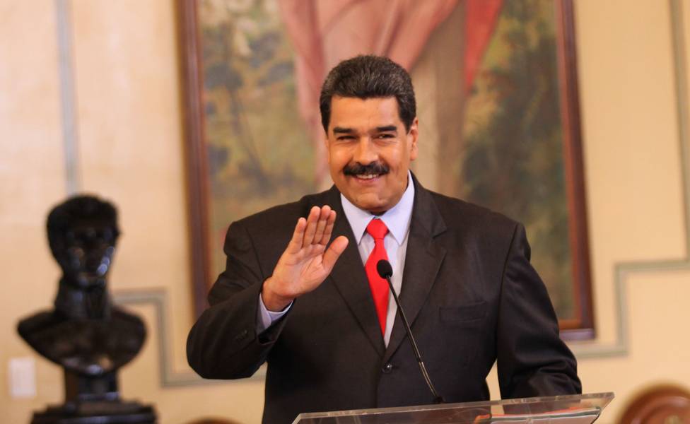El Presidente Maduro desde Miraflores.