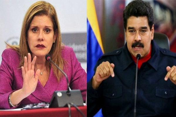 La primera ministra de Perú, Mercedes Aráoz dijo que el presidente Maduro no puede entrar a su país.