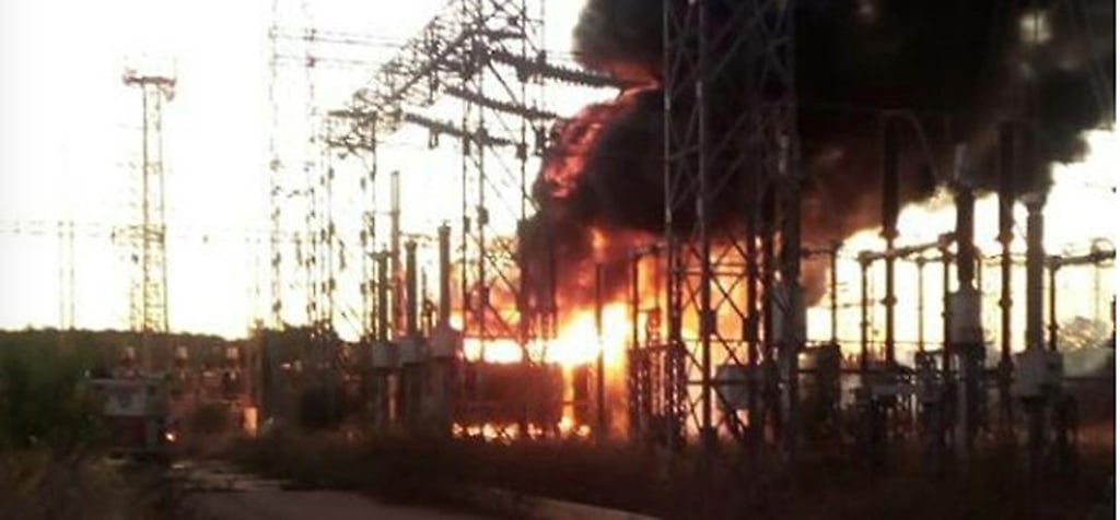 Explosión en estación eléctrica en Yaracuy