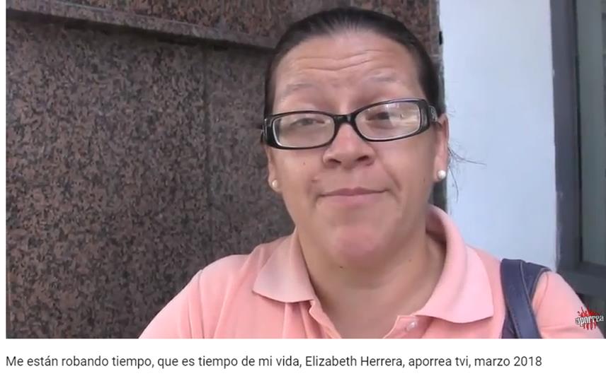 Elizabeth Herrera: 'Me están robando tiempo, que es tiempo de mi vida y eso me afecta mucho"