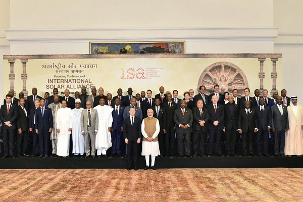 Venezuela participó en la Cumbre Fundacional de la Alianza Solar Internacional  en La India