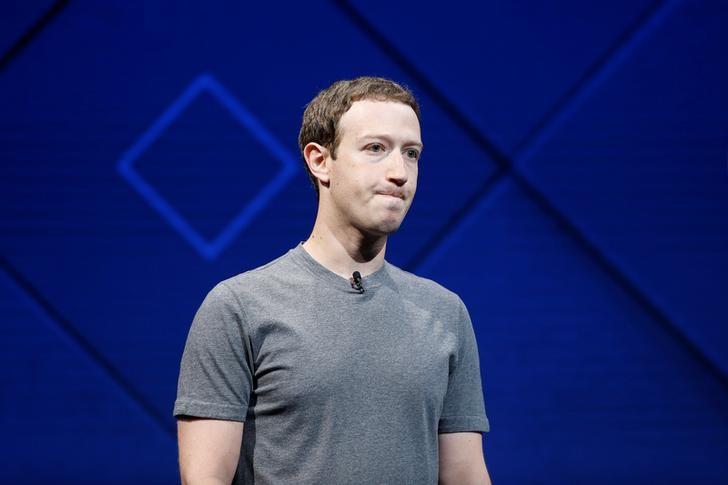 El presidente ejecutivo de Facebook Inc, Mark Zuckerberg