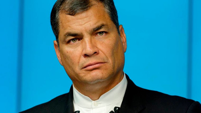 El ex-presidente de Ecuador, Rafael Correa