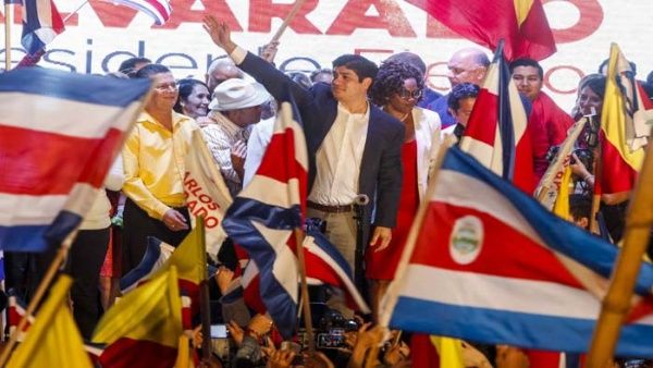 El nuevo presidente de Costa Rica, Carlos Alvarado
