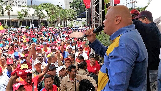Francisco García, vocero de la Central Bolivariana Socialista de Trabajadores en Falcón