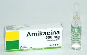 Amikacina de 500 mg