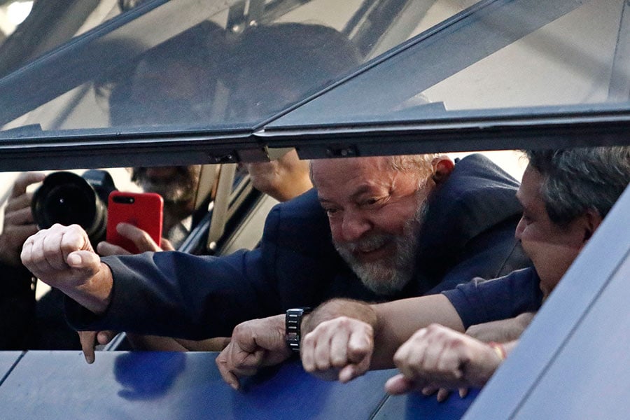 El ex-presidentre de Brasil, Lula Da Silva