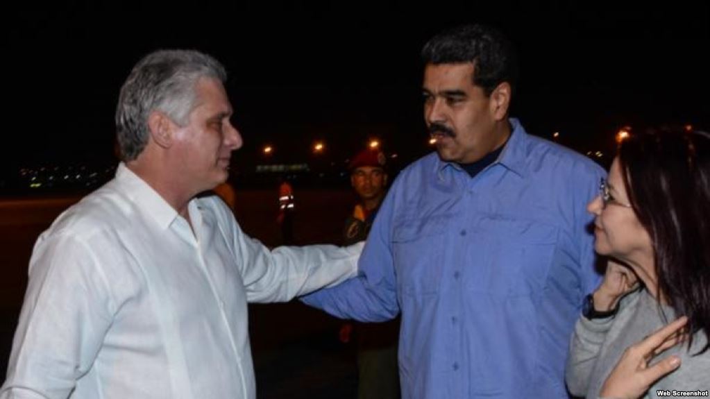 El presidente Maduro y el presidente recién electo de la República de Cuba Miguel Díaz-Canel