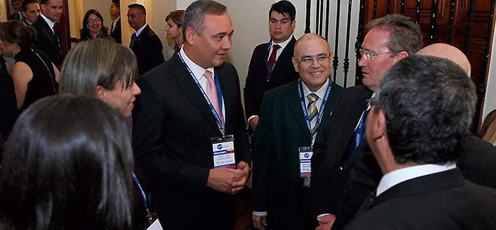 el presidente del TSJ se reunió con su homólogo de la Corte Suprema de Justicia de Costa Rica, magistrado Carlos Chinchilla Sandí