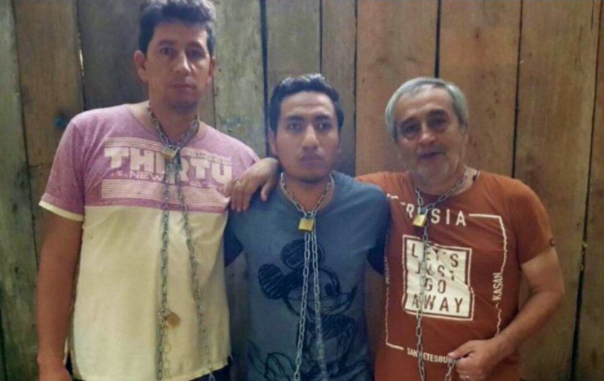 Javier Ortega, de 32 años, Paúl Rivas, de 45, y Efraín Segarra, de 60 años