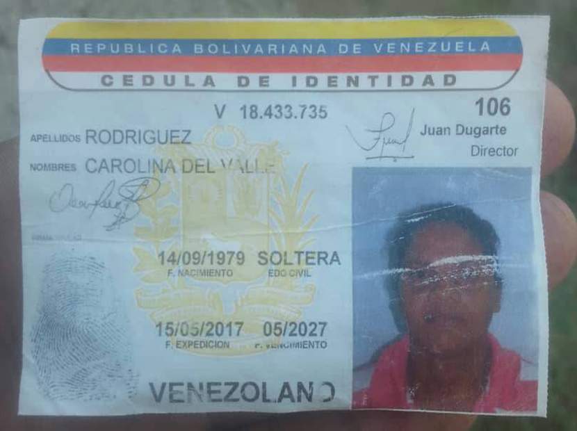 Carolina del Valle Rodríguez víctima de un cruel asesinato en manos de una banda de delincuentes