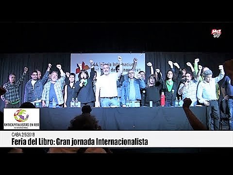 Acto internacional de Anticapitalistas en Red, en Buenos Aires