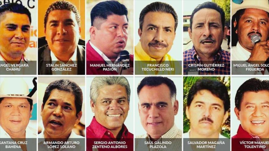 Algunos de los Políticos asesinados en México.