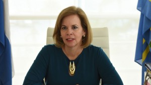 La primera ministra de Aruba, Evelyn Wever-Croes