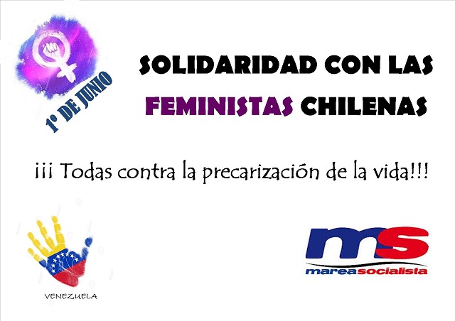 Solidaridad con las feministas chilenas desde Venezuela