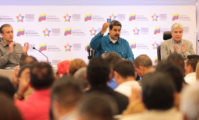 Presidente Maduro reunido con el Consejo Federal de Gobierno