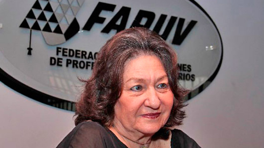 La presidenta de Fapuv, Lourdes Ramírez