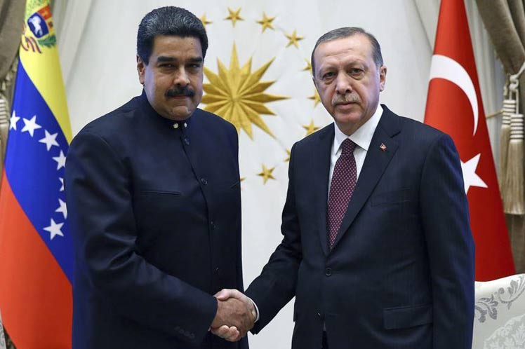 Maduro y Erdogan en uno de sus encuentros.