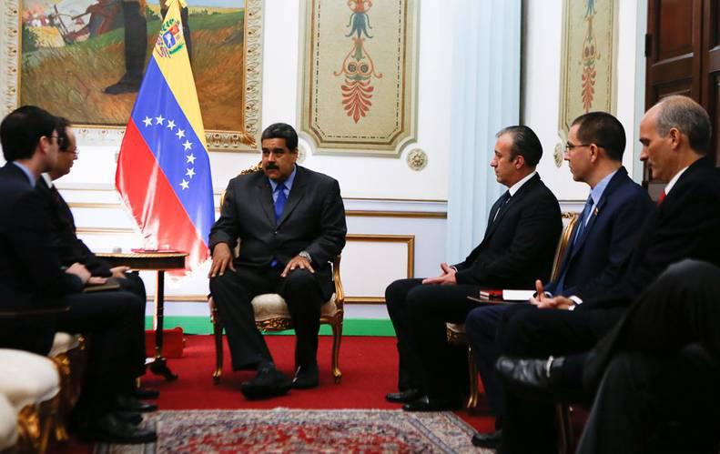 Presidente Maduro y representantes del Banco de Desarrollo de América Latina