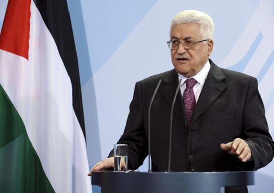 el presidente de Palestina, Mahmud Abás