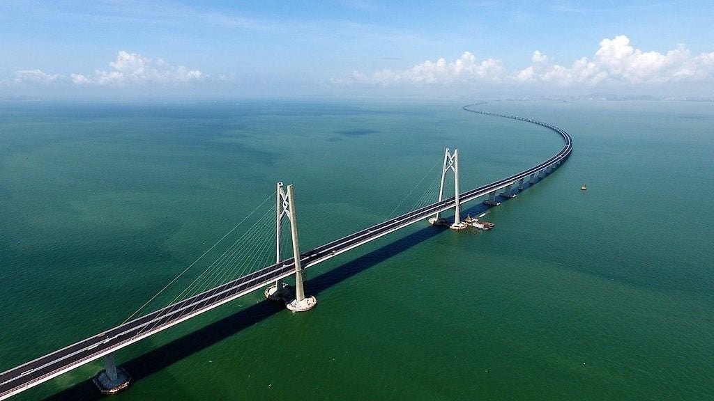Puente que conectará a Zhuhai con Hong Kong y Macao