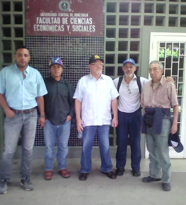 Alexis Campos, el General Francisco Visconti y otros voceros del Frente Amplio Nacional Bolivariano