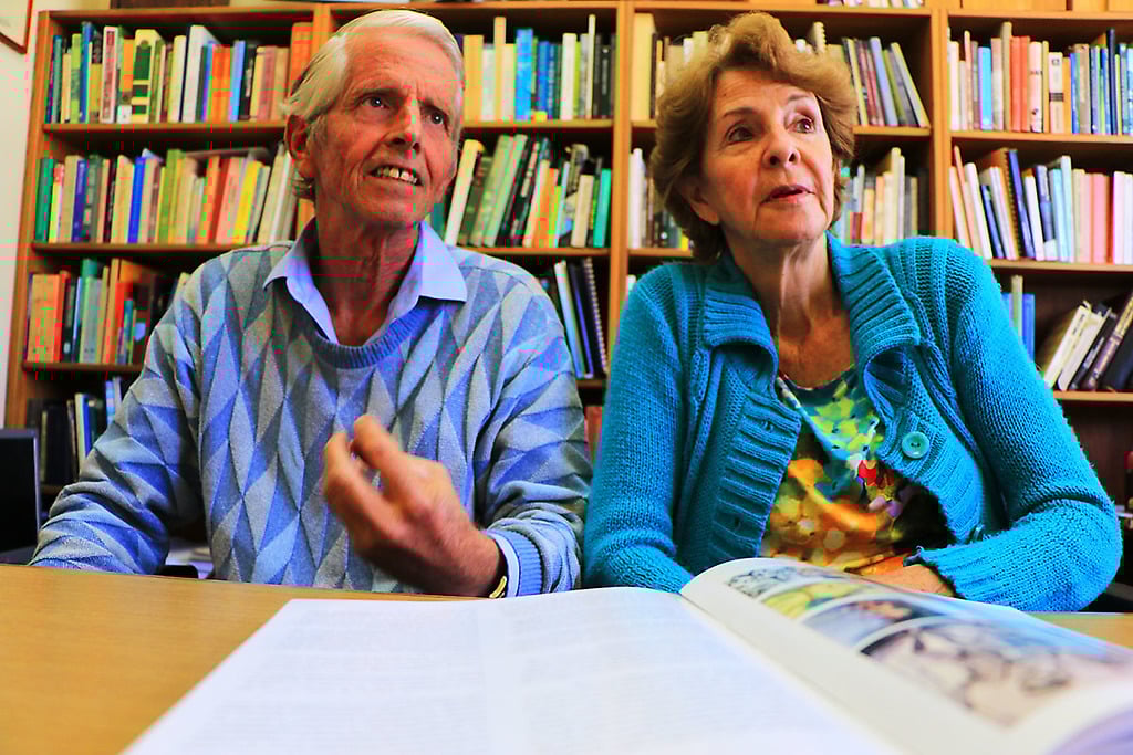 Antropólogos e investigadores Cecilia Ayala y Werner Wilbert