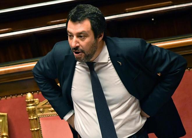 El ministro de Interior, el ultraderechista Matteo Salvini