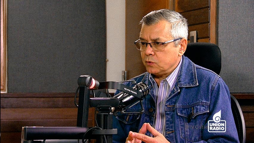 Gonzalo Gómez, en el programa "A Tiempo", con Eduardo Rodríguez por Unión Radio