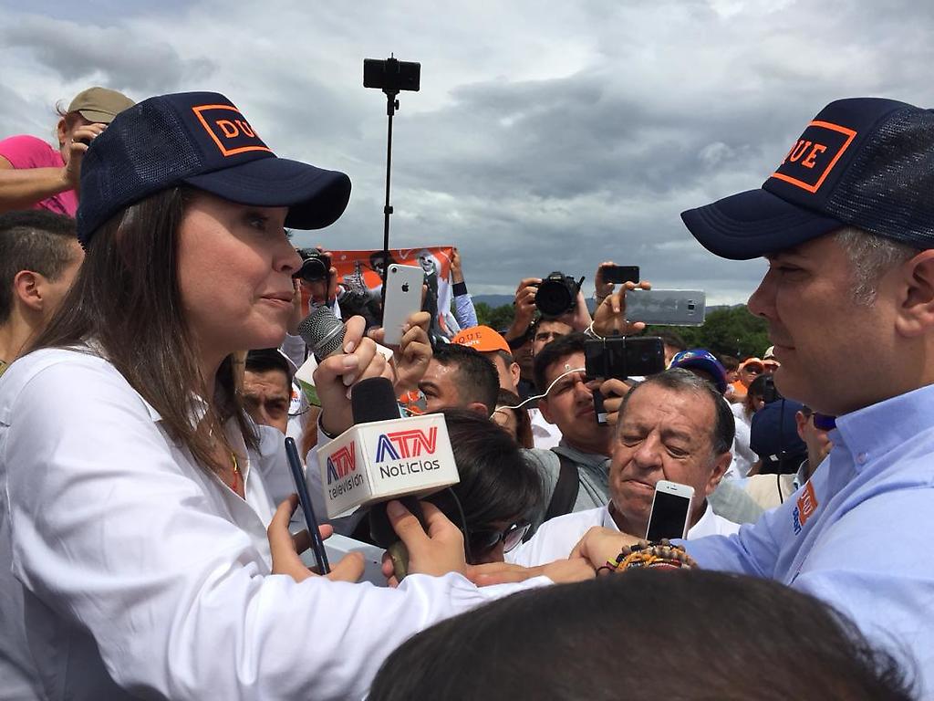 María Corina le da su apoyo al candidato uribista, Iván Duque