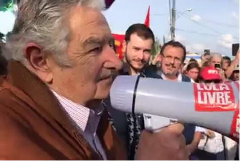 Pepe Mujica visitó a Lula