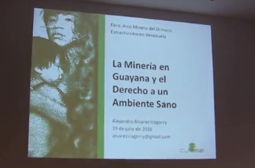 La minería en Guayana y el Derecho a un Ambiente Sano