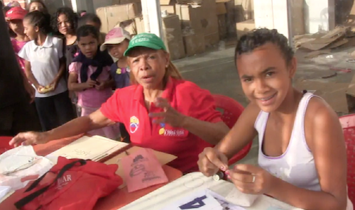 Mesa técnica del Maratón del día del niño en el Juan Vives Suriá, en Caracas