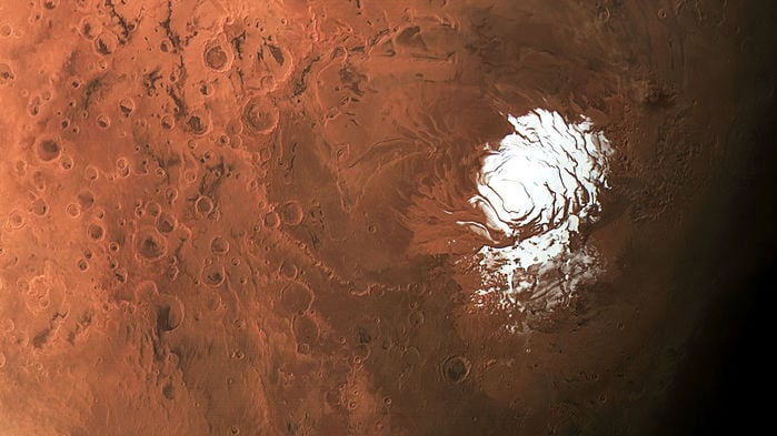 Agua líquida en el Planeta Marte