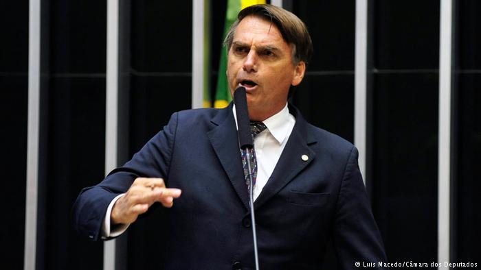 El ultraderechista candidato a la presidencia de Brasil, Jair Bolsonaro