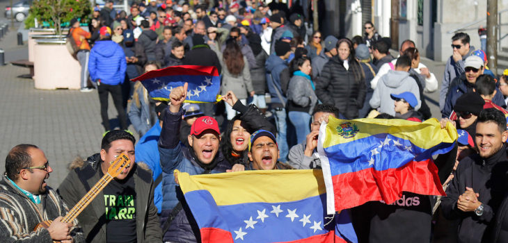Chile es uno de los tres principales países sudamericanos a donde migran los venezolanos