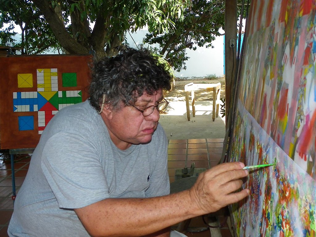 El artista plástico, Manuel Vargas