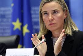 La jefa de política exterior de la Unión Europea, Federica Mogherini