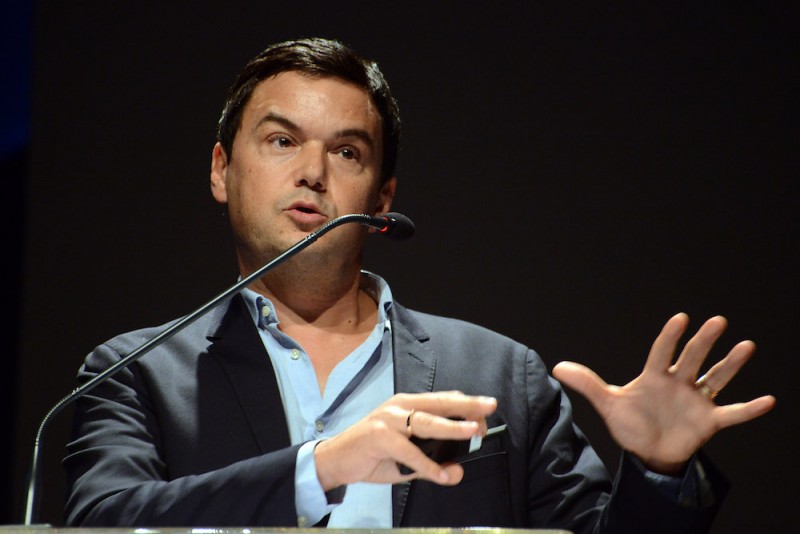 Thomas Piketty en la conferencia de Fronteiras do Pensamento en Porto Alegre (2017)