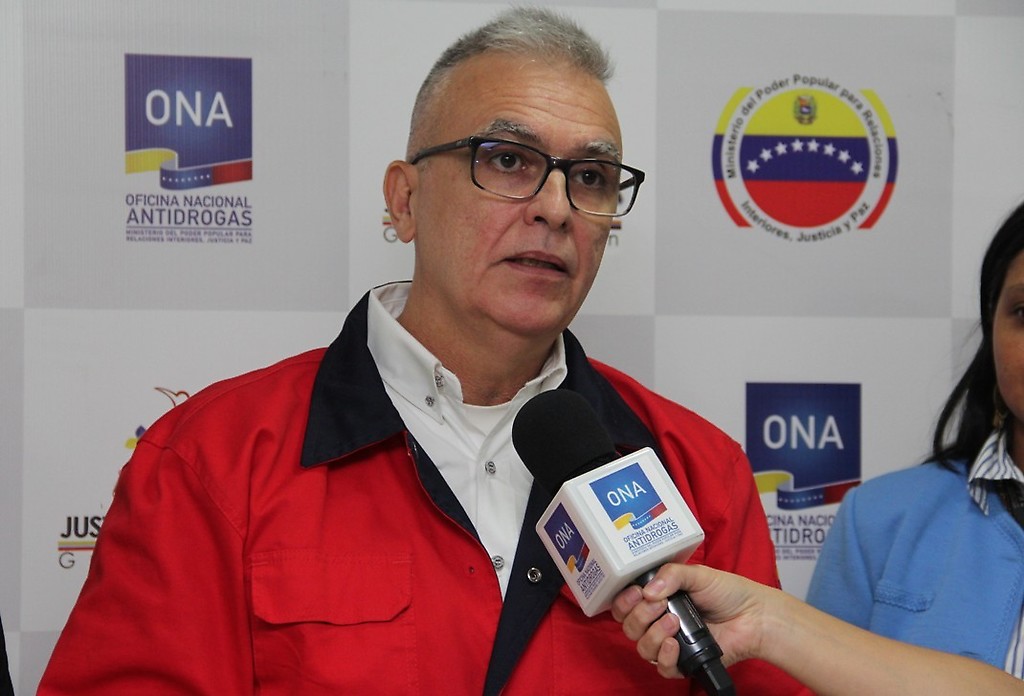 El jefe de la Oficina Nacional Antidrogas (ONA)  G/D Juan Pedro Grillo