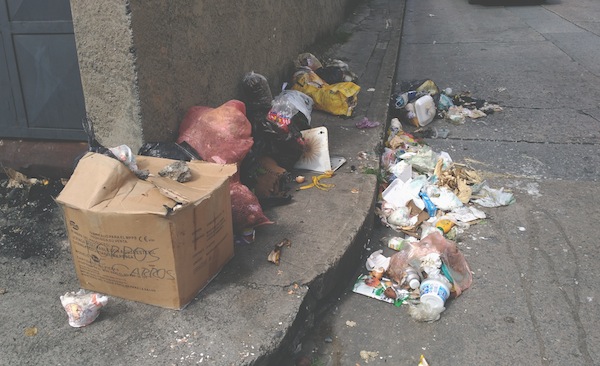 Así luce la mayoría de las calles de Boconó por la carencia de un buen servicio de recolección de deshechos