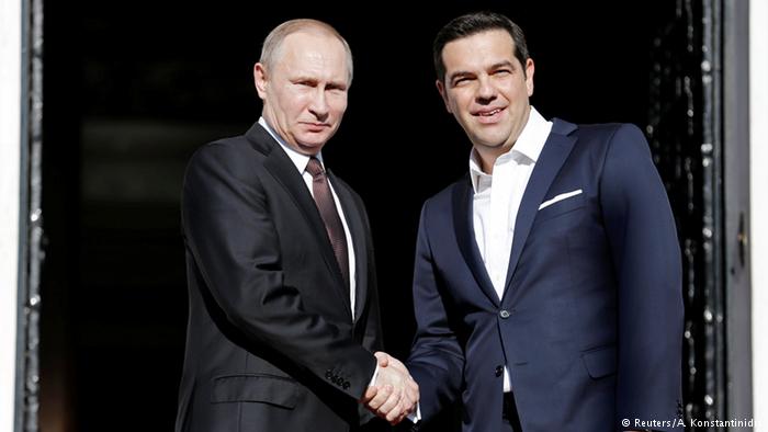 Vladimir Putin y Alexis Tsipras