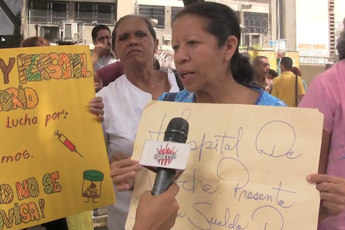 Gobierno impidió marcha de los trabajadores el sector salud a Miraflores