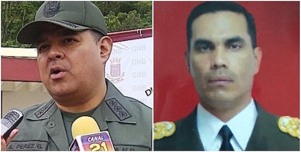 Pérez Gámez y Zambrano Hernández son investigados por traición a la patria y homicidio intencional calificado en grado de frustración contra el presidente de la República, Nicolás Maduro 