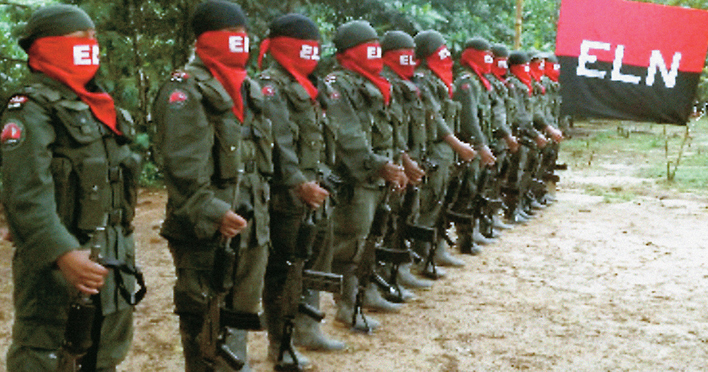 Rebeldes del Ejército de Liberación Nacional (ELN) de Colombia