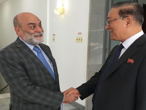 Rubén Darío Molina, sostuvo una reunión este martes en Beijing con el embajador de la República Popular Democrática de Corea ante la República Popular China, Ji Jae-Ryong