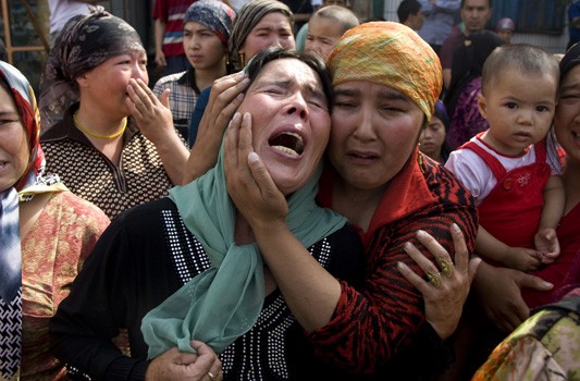 Musulmanes uigures en Xinjiang, China